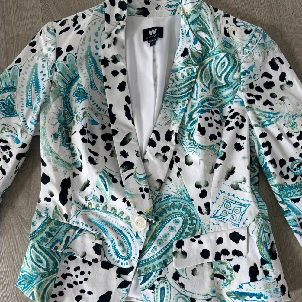 W BY WORTH CAREER BLAZER SIZE 4 - Picture 15 of 16